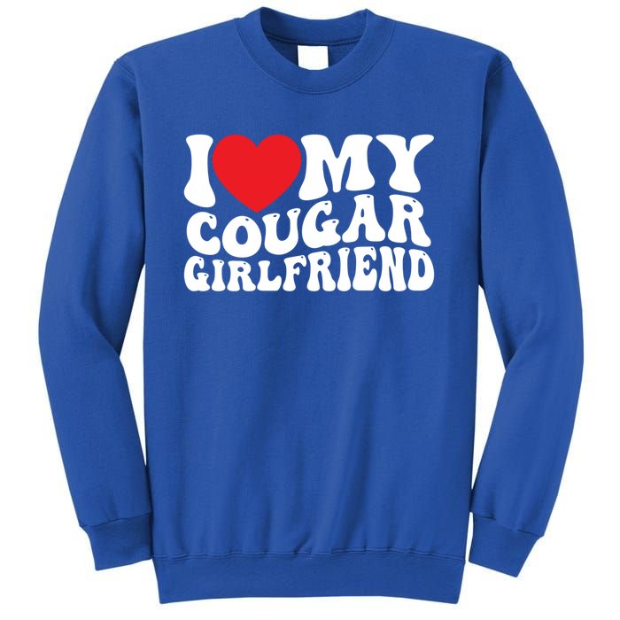 I Love My Cougar Friend Groovy Retro Gift Sweatshirt