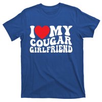 I Love My Cougar Friend Groovy Retro Gift T-Shirt