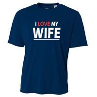 I Love My Wife | I Heart My Wife Cooling Performance Crew T-Shirt