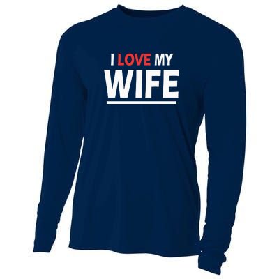 I Love My Wife | I Heart My Wife Cooling Performance Long Sleeve Crew