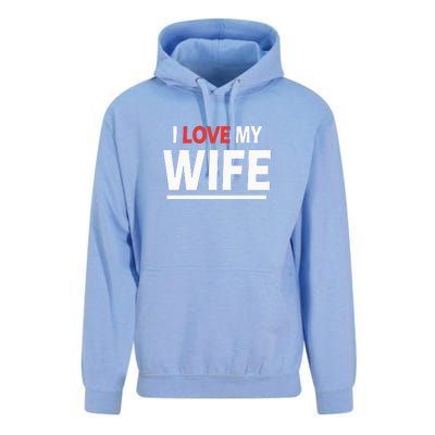 I Love My Wife | I Heart My Wife Unisex Surf Hoodie