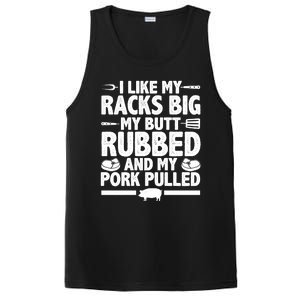 I Like My Racks Big My Butt Rubbed And My Pork Pulled PosiCharge Competitor Tank