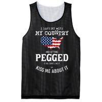 I Love My Wife My Country And Getting Pegged If You Don't Mesh Reversible Basketball Jersey Tank