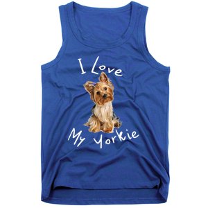 I Love My Yorkie Gift Dog Gift Idea Gift Tank Top