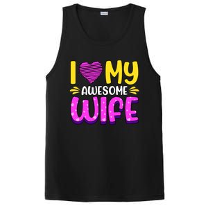 I Love My Awesome Wife Gift PosiCharge Competitor Tank