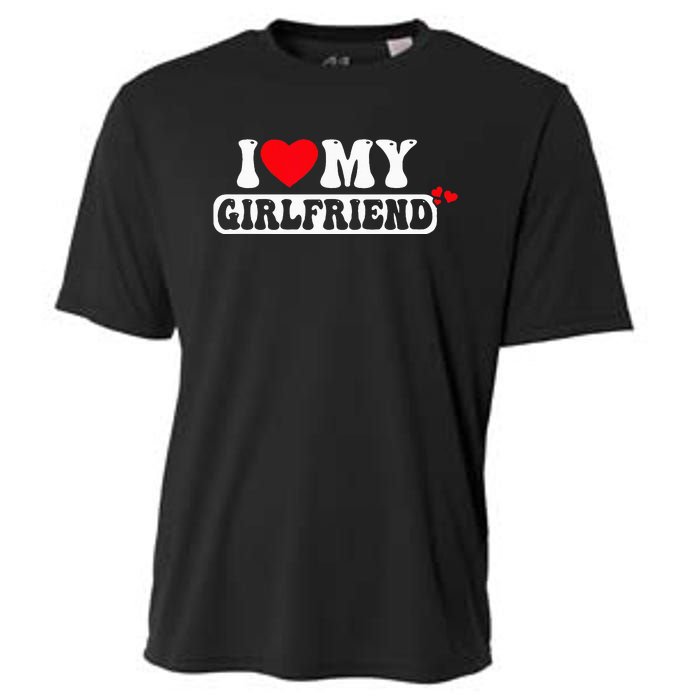 I Love My Girlfriend I Heart My Girlfriend Cooling Performance Crew T-Shirt