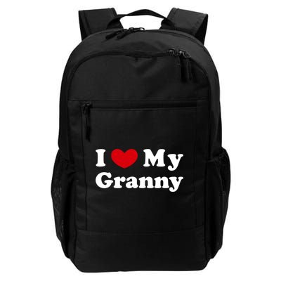 I Love My Granny I Heart My Granny Cute Gift Backpack