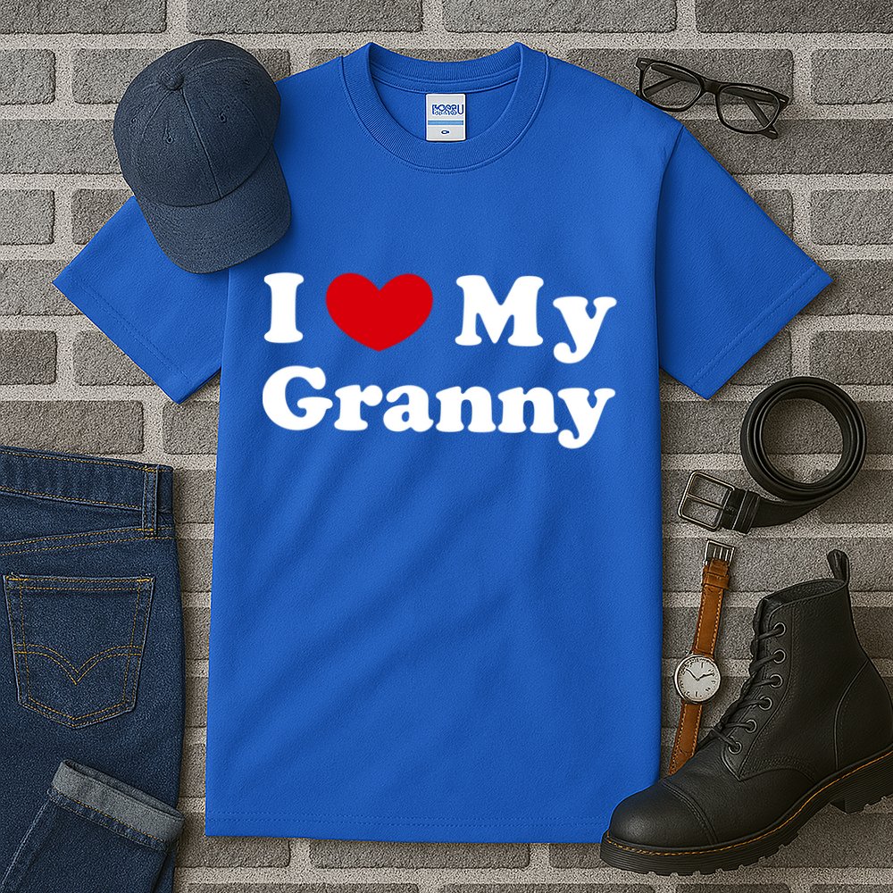 I Love My Granny I Heart My Granny Cute Gift Tall T-Shirt