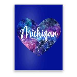 I Love Michigan Usa Gift Poster