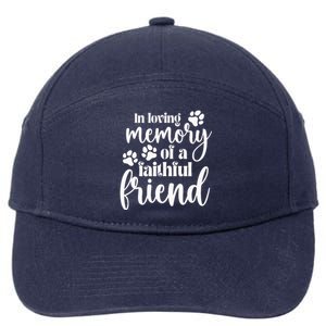 In Loving Memory Of A Faithful Friend 7-Panel Snapback Hat