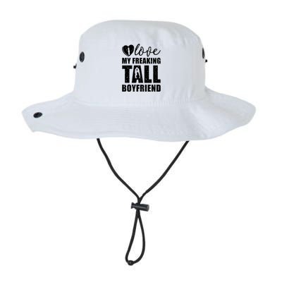 I Love My Freaking Tall Friend Valentine Proud Friend Gift Legacy Cool Fit Booney Bucket Hat