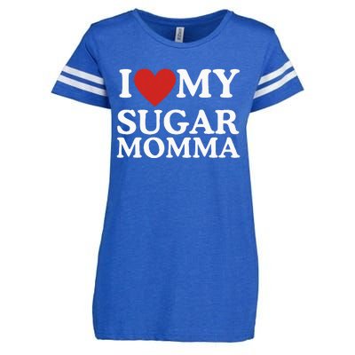 I Love My Sugar Momma I Heart My Sugar Momma GF Funny Enza Ladies Jersey Football T-Shirt