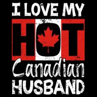 I Love My Hot Husband Canadian Maple Leaf Canada Flag Ottawa Cooling Performance Crew T-Shirt