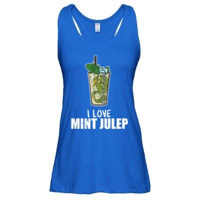 I Love Mint Julep Cocktail Alcohol Lover Cool Gift Ladies Essential Flowy Tank