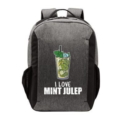 I Love Mint Julep Cocktail Alcohol Lover Cool Gift Vector Backpack