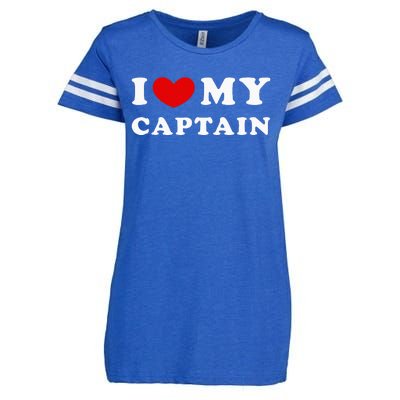 I Love My Captain Enza Ladies Jersey Football T-Shirt