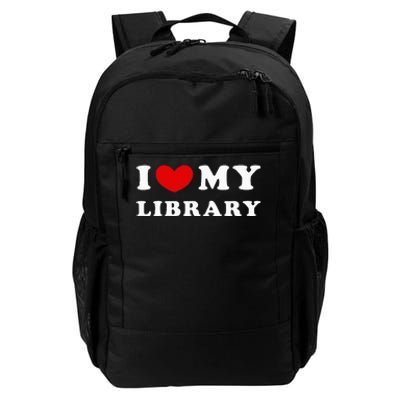 I Love My Library Daily Commute Backpack