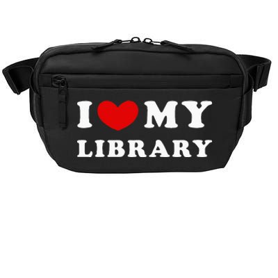 I Love My Library Crossbody Pack