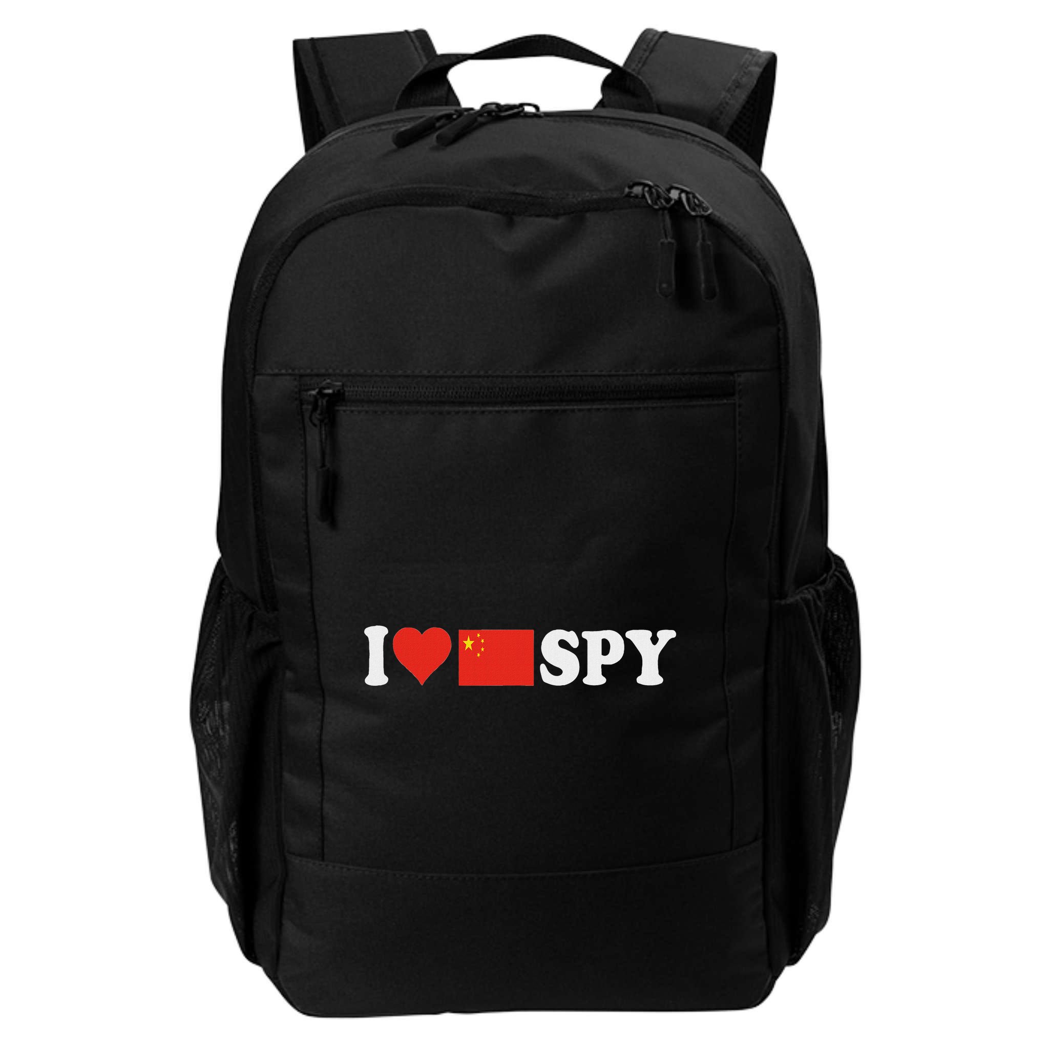 I Love My Chinese Spy I Heart Chinese SpyChina Flag Backpack