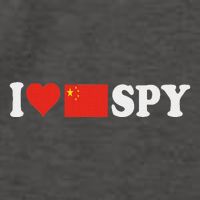 I Love My Chinese Spy I Heart Chinese SpyChina Flag Vector Backpack