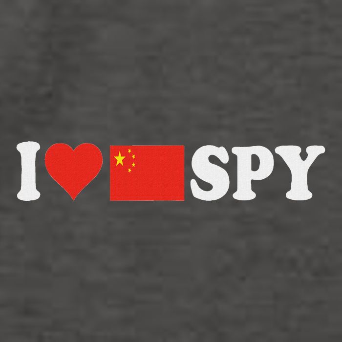 I Love My Chinese Spy I Heart Chinese SpyChina Flag Vector Backpack