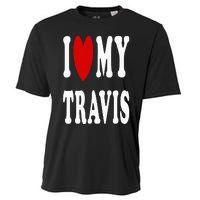 I Love My Travis I Heart My Travis Cooling Performance Crew T-Shirt