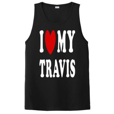 I Love My Travis I Heart My Travis PosiCharge Competitor Tank