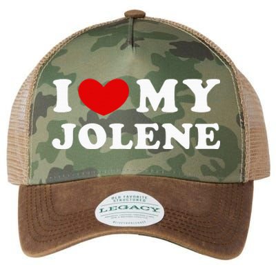 I Love My Jolene Legacy Tie Dye Trucker Hat