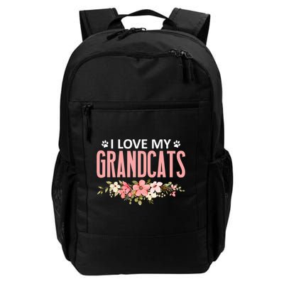 I Love My Grandcats Cat Lover Granddad Grandma Grandparent Gift Backpack
