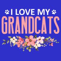 I Love My Grandcats Cat Lover Granddad Grandma Grandparent Gift 16 in Basic Backpack