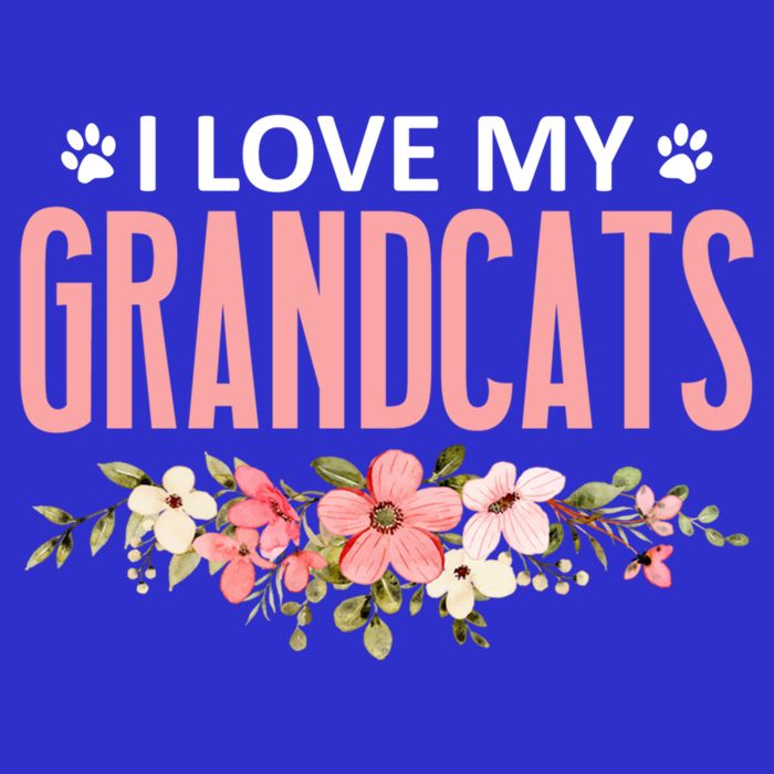I Love My Grandcats Cat Lover Granddad Grandma Grandparent Gift 16 in Basic Backpack