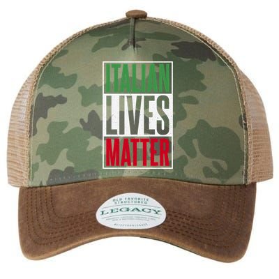 Italian Lives Matter Proud Italian Gift Legacy Tie Dye Trucker Hat