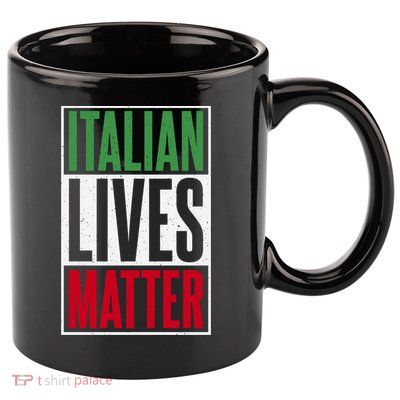 Italian Lives Matter Proud Italian Gift 11oz C Handle Ceramic Mug
