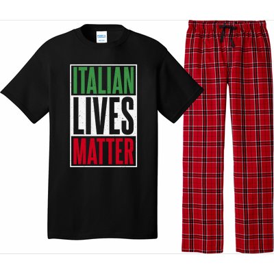 Italian Lives Matter Proud Italian Gift Pajama Set