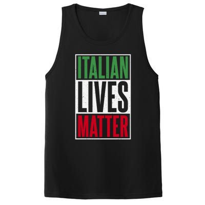 Italian Lives Matter Proud Italian Gift PosiCharge Competitor Tank