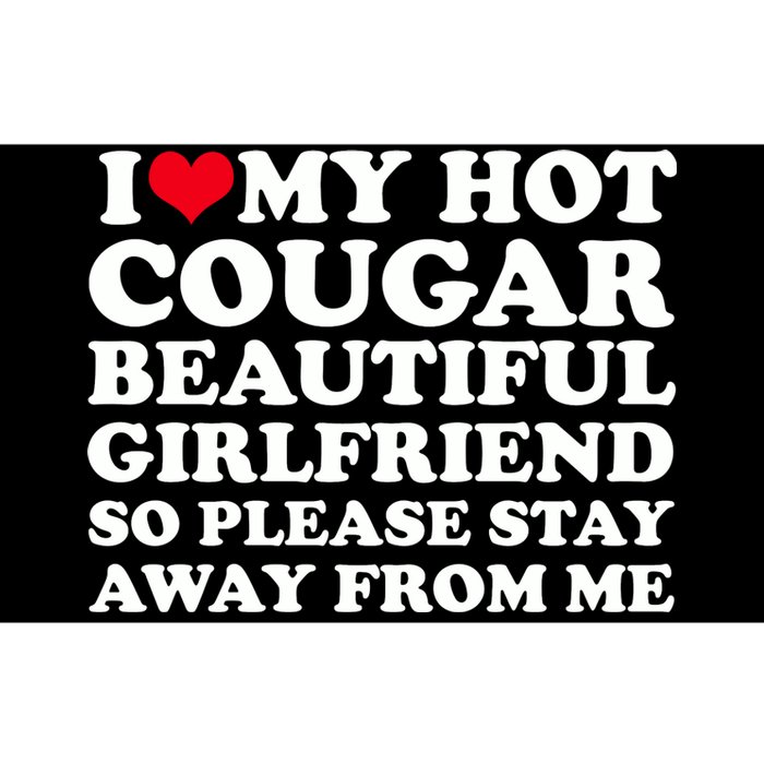 I Love My Hot Cougar Girlfriend I Heart My Hot Cougar Gf Bumper Sticker