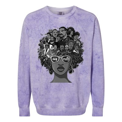 I Love My Roots Back Powerful BHM Colorblast Crewneck Sweatshirt