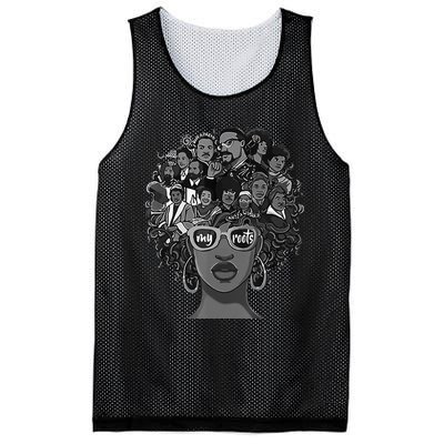 I Love My Roots Back Powerful BHM Mesh Reversible Basketball Jersey Tank