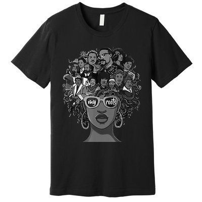 I Love My Roots Back Powerful BHM Premium T-Shirt