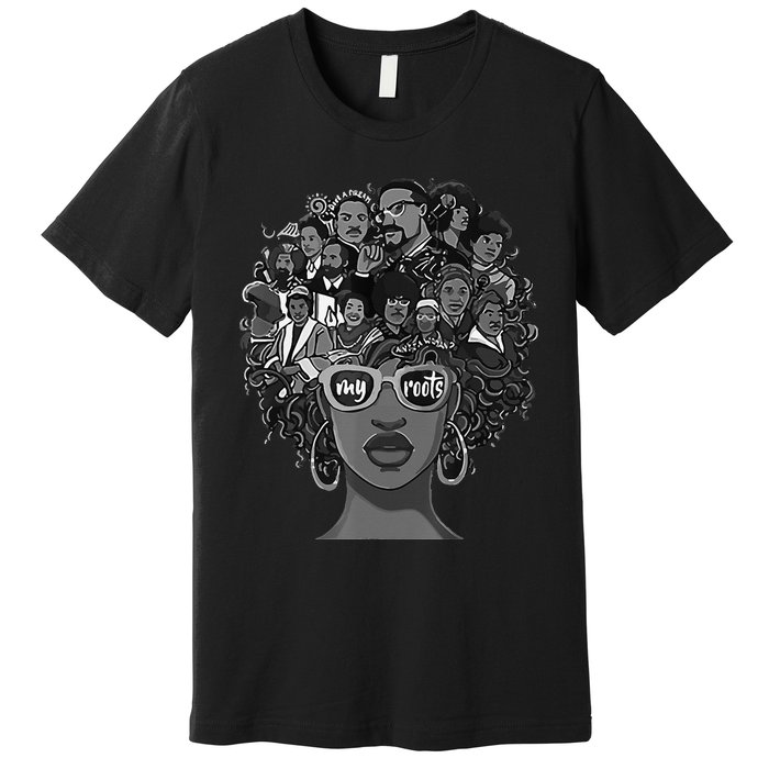 I Love My Roots Back Powerful BHM Premium T-Shirt