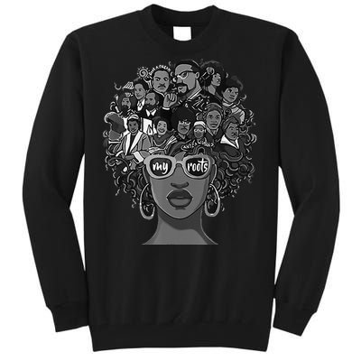 I Love My Roots Back Powerful BHM Tall Sweatshirt