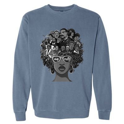 I Love My Roots Back Powerful BHM Garment-Dyed Sweatshirt