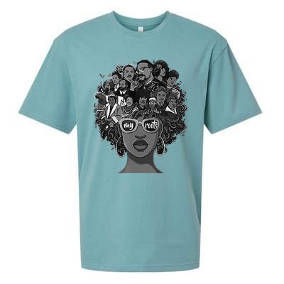 I Love My Roots Back Powerful BHM Sueded Cloud Jersey T-Shirt