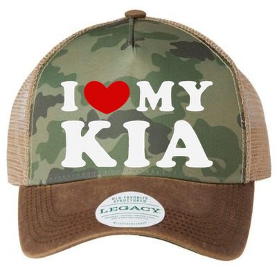 I Love My Kia Legacy Tie Dye Trucker Hat