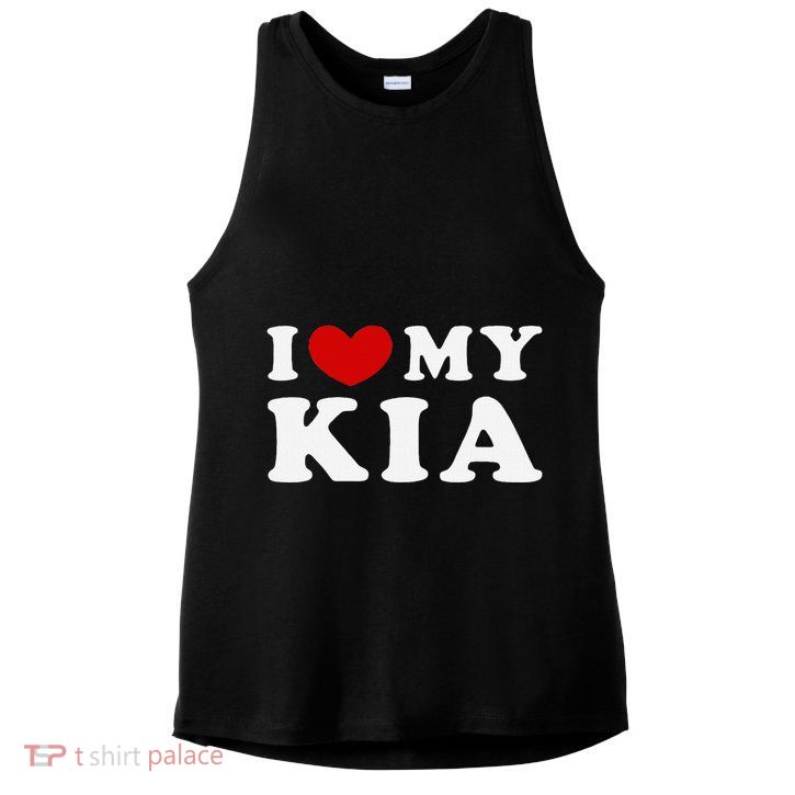 I Love My Kia Ladies PosiCharge Tri-Blend Wicking Tank