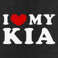I Love My Kia 7 Panel Mesh Trucker Snapback Hat