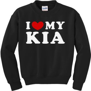 I Love My Kia Kids Sweatshirt