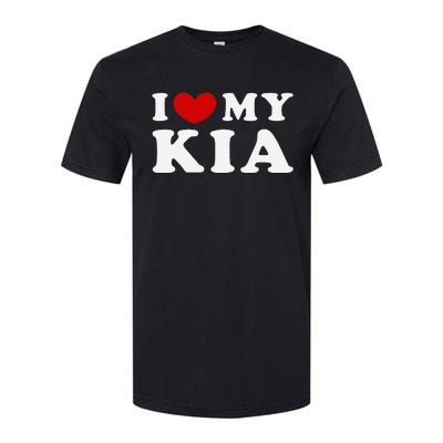 I Love My Kia Softstyle CVC T-Shirt