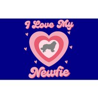 I Love My Newfie Newfy Newfoundland Dog Mom Heart Gift Bumper Sticker