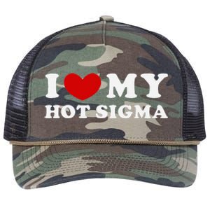 I Love My Hot Sigma Retro Rope Trucker Hat Cap